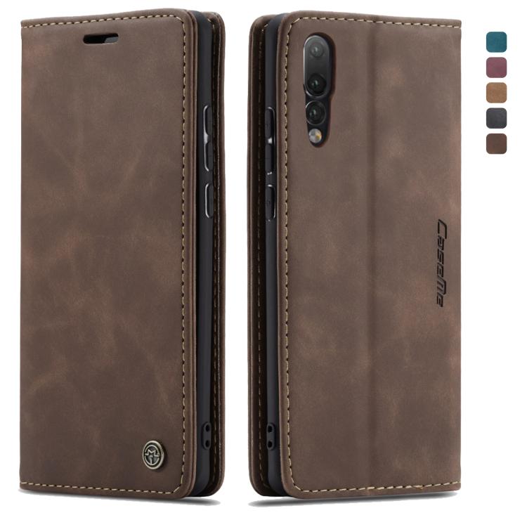 CaseMe-013 Detachable Multifunctional Horizontal Flip Leather Case with Card Slot & Holder for Huawei P20 Pro(Coffee) - Huawei Cases by CaseMe | Online Shopping UK | buy2fix