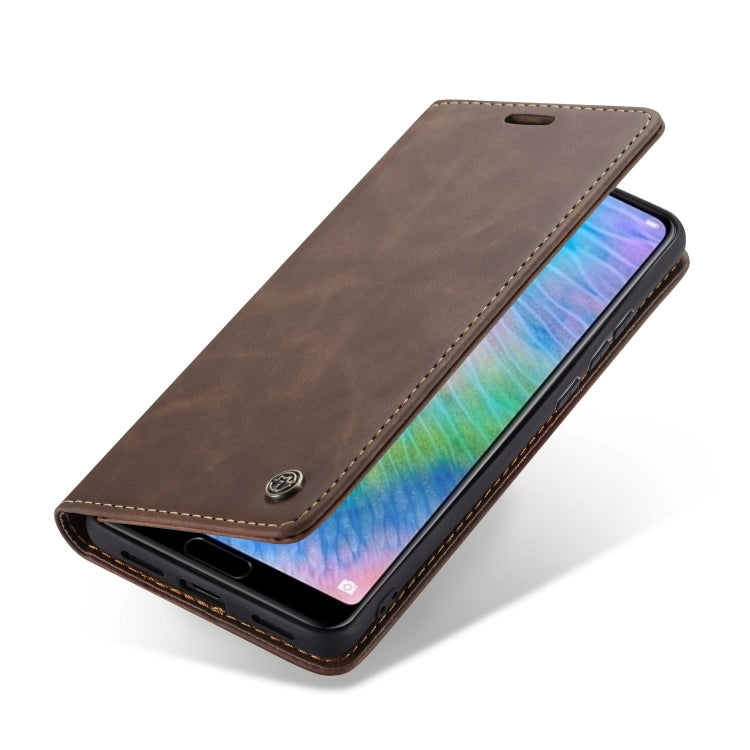 CaseMe-013 Detachable Multifunctional Horizontal Flip Leather Case with Card Slot & Holder for Huawei P20 Pro(Coffee) - Huawei Cases by CaseMe | Online Shopping UK | buy2fix