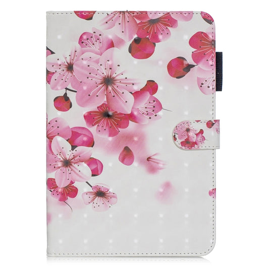 3D Horizontal Flip Leather Case with Holder & Card Slots For  Galaxy Tab A 8 (2019)(Red Flower) - Tab A 8.0 & S Pen (2019) P200/P205 by buy2fix | Online Shopping UK | buy2fix