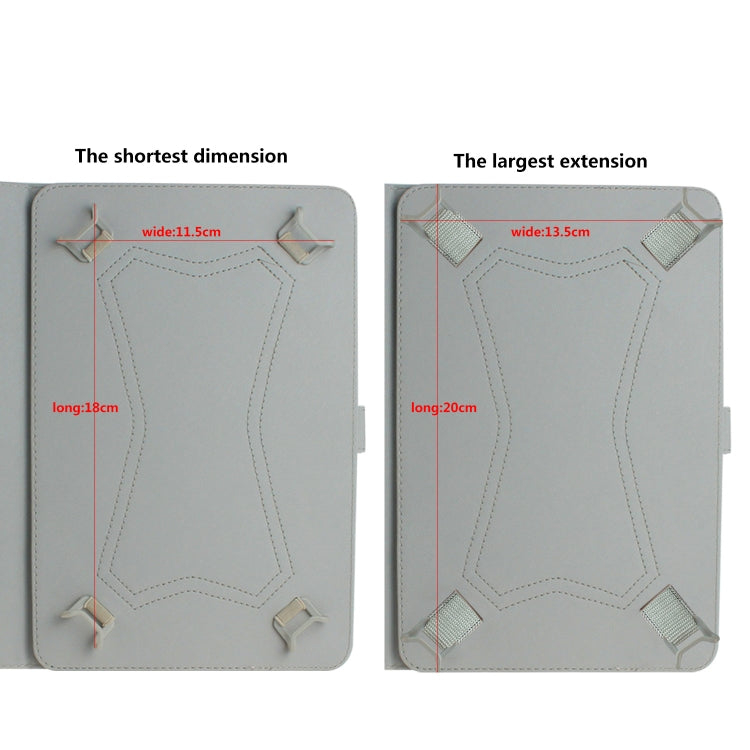 3D Colored Drawing Universal Horizontal Flip Leather Case, with Holder & Card Slot & Wallet for 7 inch Tablet PC(Watercolor Flower) - 7 inch by buy2fix | Online Shopping UK | buy2fix