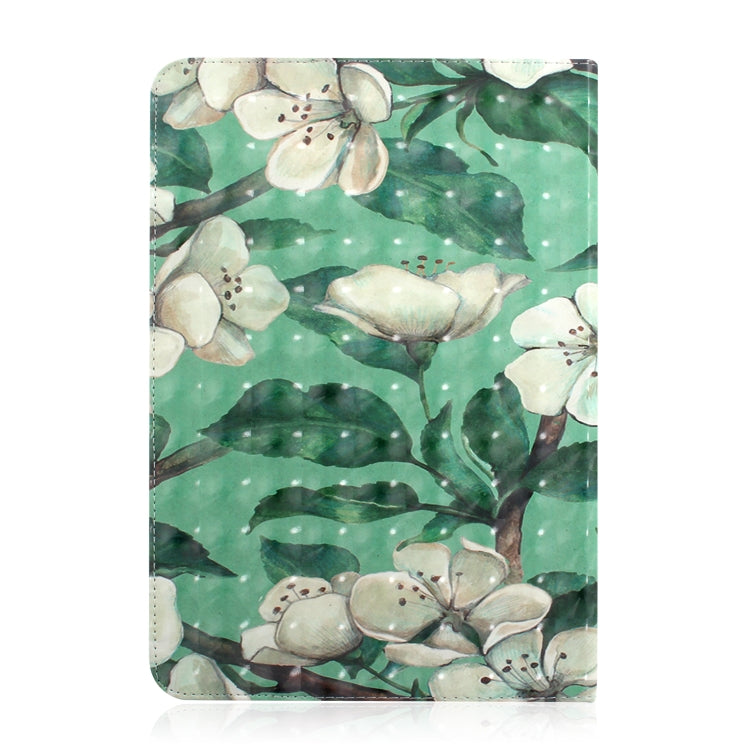 3D Colored Drawing Universal Horizontal Flip Leather Case, with Holder & Card Slot & Wallet for 8 inch Tablet PC(Watercolor Flower) - 8 inch by buy2fix | Online Shopping UK | buy2fix