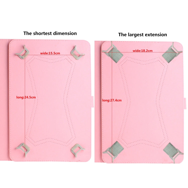 3D Colored Drawing Universal Horizontal Flip Leather Case, with Holder & Card Slot & Wallet for 10 inch Tablet PC(Black White Cat) - 10 - 11 inch by buy2fix | Online Shopping UK | buy2fix