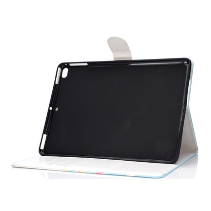 Colored Pattern Drawing Horizontal Flip PU Leather Case with Three-folding Holder & Sleep / Wake-up Function for iPad 5 / 6 /  8(Nebula deer) - iPad 9.7 (2018) & (2017) Cases by buy2fix | Online Shopping UK | buy2fix