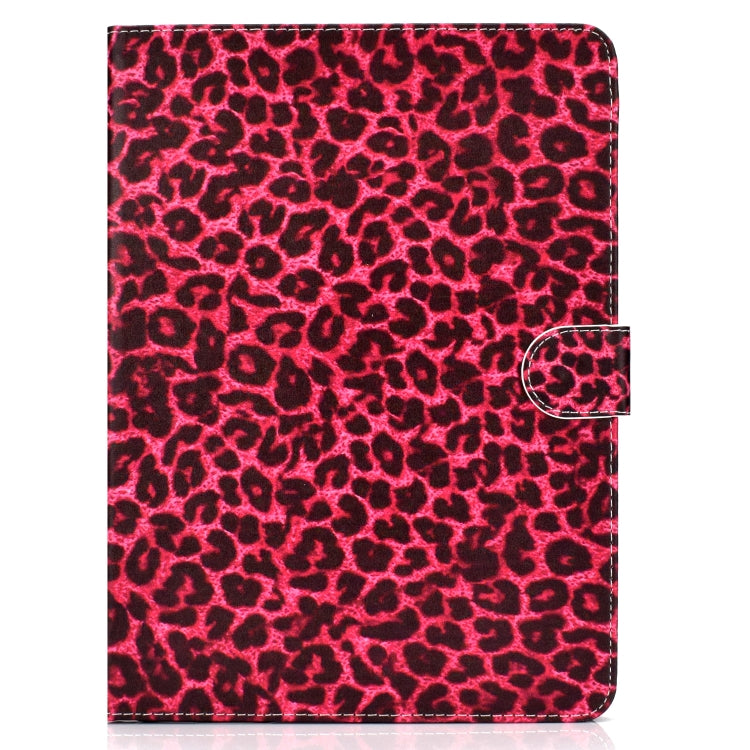 Colored Pattern Drawing Horizontal Flip PU Leather Case with Three-folding Holder & Sleep / Wake-up Function for iPad Pro 11(Red leopard grain) - iPad Pro 11 (2018) Cases by buy2fix | Online Shopping UK | buy2fix