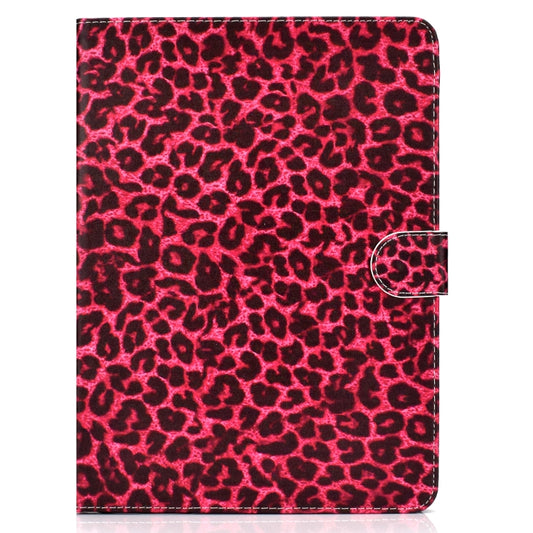 Colored Pattern Drawing Horizontal Flip PU Leather Case with Three-folding Holder & Sleep / Wake-up Function for iPad Pro 11(Red leopard grain) - iPad Pro 11 (2018) Cases by buy2fix | Online Shopping UK | buy2fix