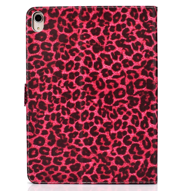 Colored Pattern Drawing Horizontal Flip PU Leather Case with Three-folding Holder & Sleep / Wake-up Function for iPad Pro 11(Red leopard grain) - iPad Pro 11 (2018) Cases by buy2fix | Online Shopping UK | buy2fix