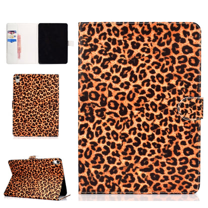 Colored Pattern Drawing Horizontal Flip PU Leather Case with Three-folding Holder & Sleep / Wake-up Function for iPad Pro 11(Yellow leopard grain) - iPad Pro 11 (2018) Cases by buy2fix | Online Shopping UK | buy2fix