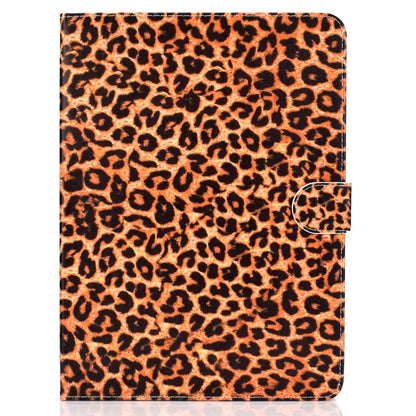 Colored Pattern Drawing Horizontal Flip PU Leather Case with Three-folding Holder & Sleep / Wake-up Function for iPad Pro 11(Yellow leopard grain) - iPad Pro 11 (2018) Cases by buy2fix | Online Shopping UK | buy2fix