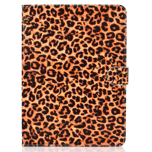 Colored Pattern Drawing Horizontal Flip PU Leather Case with Three-folding Holder & Sleep / Wake-up Function for iPad Pro 11(Yellow leopard grain) - iPad Pro 11 (2018) Cases by buy2fix | Online Shopping UK | buy2fix