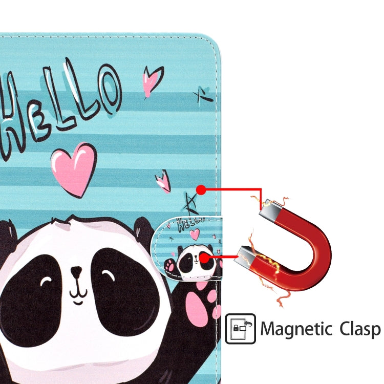 Colored Pattern Drawing Horizontal Flip PU Leather Case with Three-folding Holder & Sleep / Wake-up Function for iPad Pro 11(Lovely panda) - iPad Pro 11 (2018) Cases by buy2fix | Online Shopping UK | buy2fix