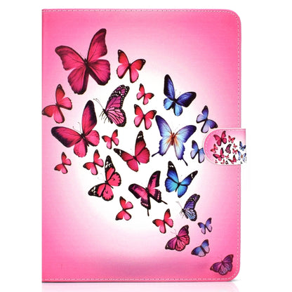 Colored Pattern Drawing Horizontal Flip PU Leather Case with Three-folding Holder & Sleep / Wake-up Function for iPad Pro 11(Colorful butterfly) - iPad Pro 11 (2018) Cases by buy2fix | Online Shopping UK | buy2fix