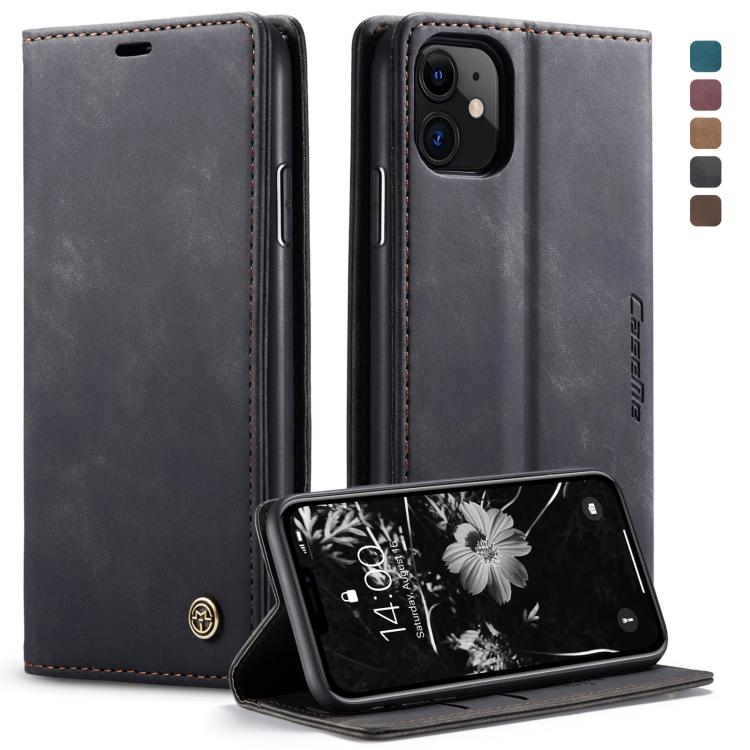 CaseMe-013 Multifunctional Horizontal Flip Leather Case with Card Slot & Holder & Wallet for iPhone 11(Black) - iPhone 11 Cases by CaseMe | Online Shopping UK | buy2fix