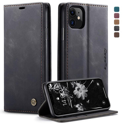 CaseMe-013 Multifunctional Horizontal Flip Leather Case with Card Slot & Holder & Wallet for iPhone 11(Black) - iPhone 11 Cases by CaseMe | Online Shopping UK | buy2fix