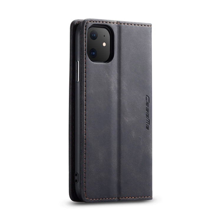 CaseMe-013 Multifunctional Horizontal Flip Leather Case with Card Slot & Holder & Wallet for iPhone 11(Black) - iPhone 11 Cases by CaseMe | Online Shopping UK | buy2fix