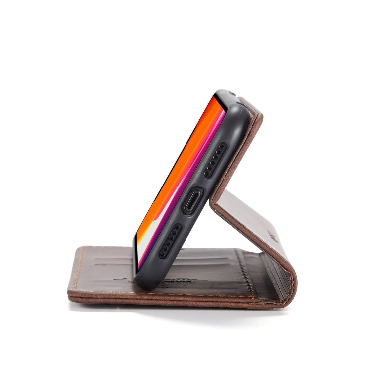 CaseMe-013 Multifunctional Horizontal Flip Leather Case with Card Slot & Holder & Wallet for iPhone 11(coffee) - iPhone 11 Cases by CaseMe | Online Shopping UK | buy2fix