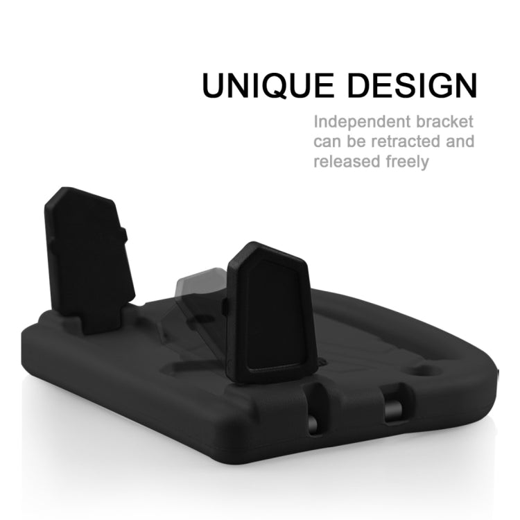 Shockproof EVA Bumper Case with Handle & Holder for Galaxy Tab A 8 (2019) P200 / P205(Black) by buy2fix