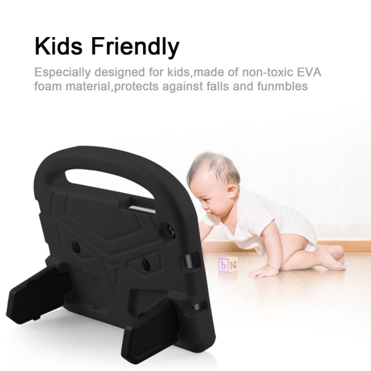 Shockproof EVA Bumper Case with Handle & Holder for Galaxy Tab A 8 (2019) P200 / P205(Black) by buy2fix