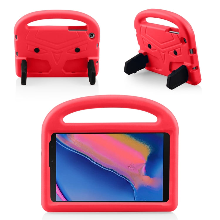 Shockproof EVA Bumper Case with Handle & Holder for Galaxy Tab A 8 (2019) P200 / P205(Red) by buy2fix