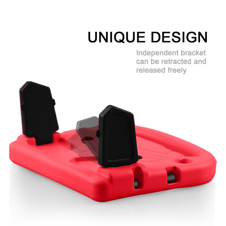 Shockproof EVA Bumper Case with Handle & Holder for Galaxy Tab A 8 (2019) P200 / P205(Red) by buy2fix