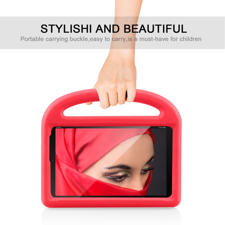 Shockproof EVA Bumper Case with Handle & Holder for Galaxy Tab A 8 (2019) P200 / P205(Red) by buy2fix
