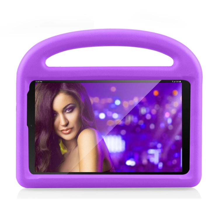 Shockproof EVA Bumper Case with Handle & Holder for Galaxy Tab A 8 (2019) P200 / P205(Purple) by buy2fix