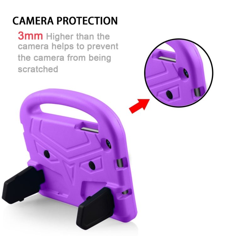 Shockproof EVA Bumper Case with Handle & Holder for Galaxy Tab A 8 (2019) P200 / P205(Purple) by buy2fix