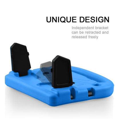 Shockproof EVA Bumper Case with Handle & Holder for Galaxy Tab A 8 (2019) P200 / P205(Blue) by buy2fix