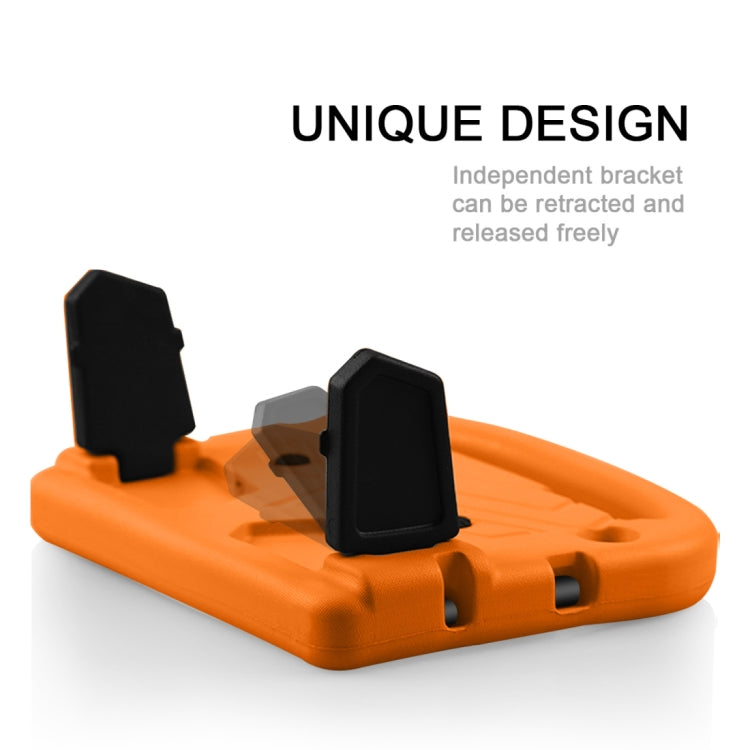 Shockproof EVA Bumper Case with Handle & Holder for Galaxy Tab A 8 (2019) P200 / P205(Orange) by buy2fix