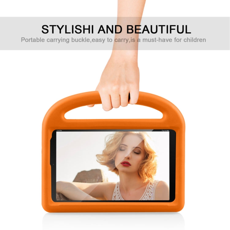 Shockproof EVA Bumper Case with Handle & Holder for Galaxy Tab A 8 (2019) P200 / P205(Orange) by buy2fix