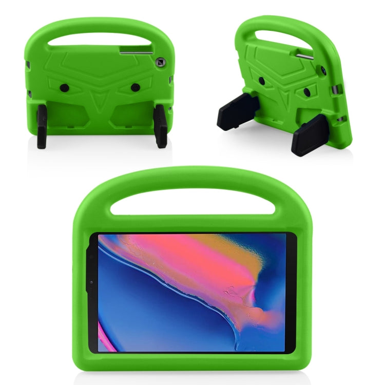 Shockproof EVA Bumper Case with Handle & Holder for Galaxy Tab A 8 (2019) P200 / P205(Green) by buy2fix