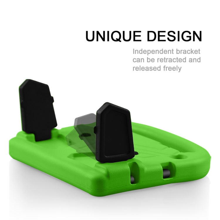 Shockproof EVA Bumper Case with Handle & Holder for Galaxy Tab A 8 (2019) P200 / P205(Green) by buy2fix