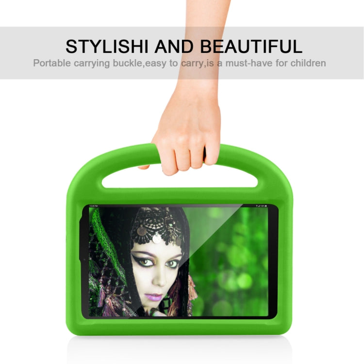 Shockproof EVA Bumper Case with Handle & Holder for Galaxy Tab A 8 (2019) P200 / P205(Green) by buy2fix