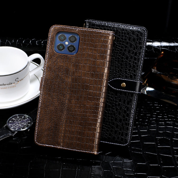 For Huawei nova 8 SE idewei Crocodile Texture Horizontal Flip Leather Case with Holder & Card Slots & Wallet(Black) - Huawei Cases by idewei | Online Shopping UK | buy2fix