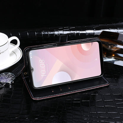 For HTC Desire 20+ idewei Crocodile Texture Horizontal Flip Leather Case with Holder & Card Slots & Wallet(Black) - HTC by idewei | Online Shopping UK | buy2fix