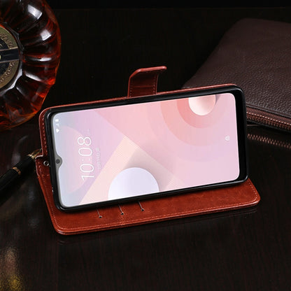 For HTC Desire 20+ idewei Crazy Horse Texture Horizontal Flip Leather Case with Holder & Card Slots & Wallet(Dark Blue) - More Brand by idewei | Online Shopping UK | buy2fix