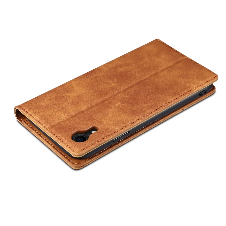For iPhone XR GUSSIM GS-001 Business Style Horizontal Flip Skin Feel PU Leather Case with Holder & Card Slots & Wallet & Photo Frame(Gray) - More iPhone Cases by GUSSIM | Online Shopping UK | buy2fix