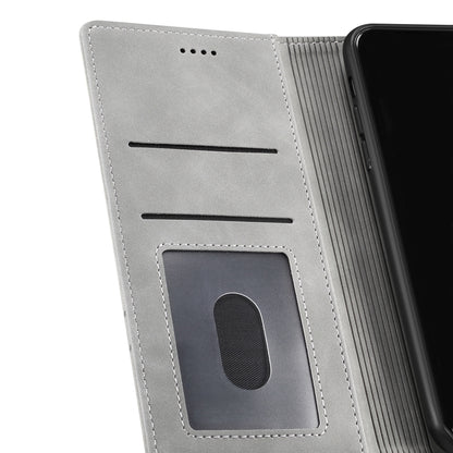 For iPhone 11 GUSSIM GS-001 Business Style Horizontal Flip Skin Feel PU Leather Case with Holder & Card Slots & Wallet & Photo Frame (Gray) - iPhone 11 Cases by GUSSIM | Online Shopping UK | buy2fix