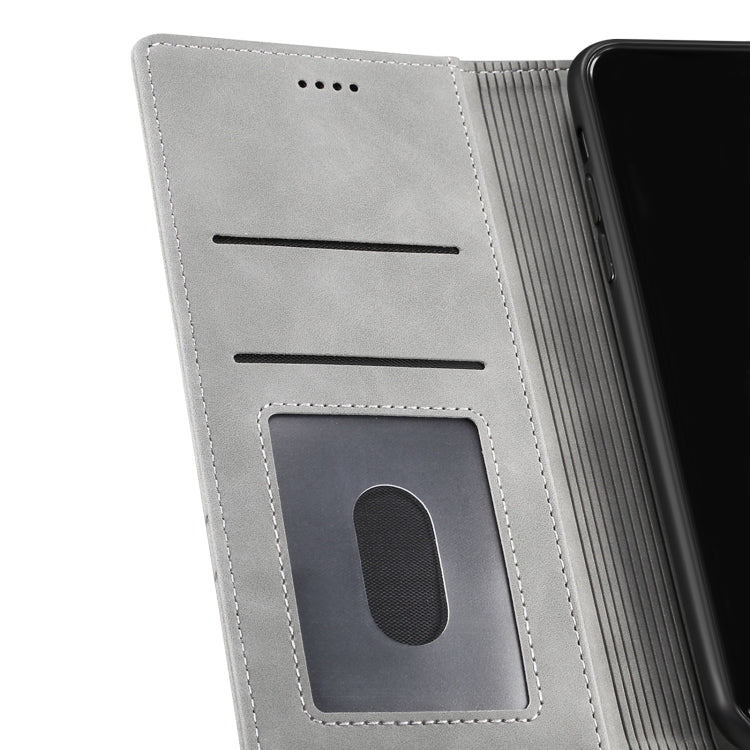For iPhone 11 Pro GUSSIM GS-001 Business Style Horizontal Flip Skin Feel PU Leather Case with Holder & Card Slots & Wallet & Photo Frame (Gray) - iPhone 11 Pro Cases by GUSSIM | Online Shopping UK | buy2fix