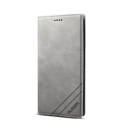 For iPhone 11 Pro Max GUSSIM GS-001 Business Style Horizontal Flip Skin Feel PU Leather Case with Holder & Card Slots & Wallet & Photo Frame (Gray) - iPhone 11 Pro Max Cases by GUSSIM | Online Shopping UK | buy2fix