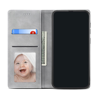 For iPhone 11 Pro Max GUSSIM GS-001 Business Style Horizontal Flip Skin Feel PU Leather Case with Holder & Card Slots & Wallet & Photo Frame (Gray) - iPhone 11 Pro Max Cases by GUSSIM | Online Shopping UK | buy2fix