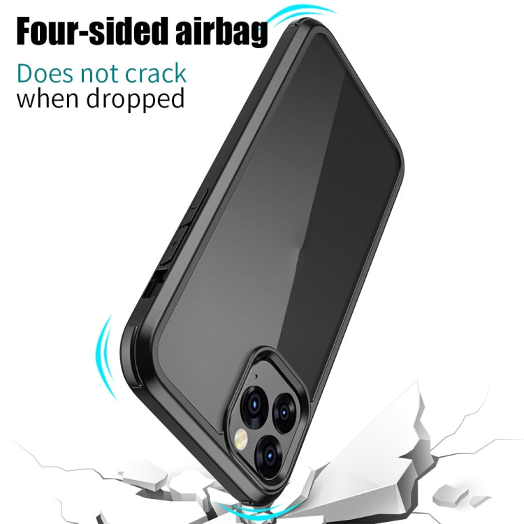 For iPhone 11 Double-sided Plastic Glass Protective Case (Black) - iPhone 11 Cases by buy2fix | Online Shopping UK | buy2fix