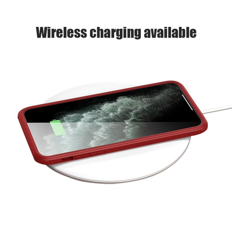 For iPhone 11 Double-sided Plastic Glass Protective Case (Red) - iPhone 11 Cases by buy2fix | Online Shopping UK | buy2fix