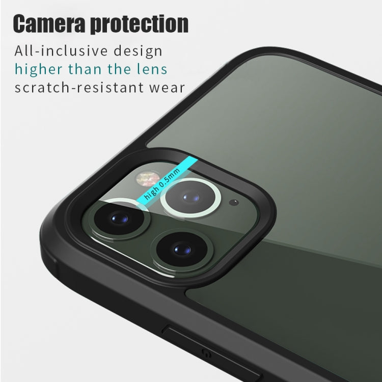 For iPhone 11 Pro Max Double-sided Plastic Glass Protective Case (Black) - iPhone 11 Pro Max Cases by buy2fix | Online Shopping UK | buy2fix