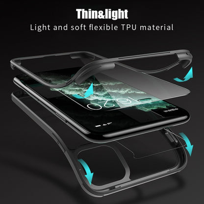 For iPhone 11 Pro Max Double-sided Plastic Glass Protective Case (Black) - iPhone 11 Pro Max Cases by buy2fix | Online Shopping UK | buy2fix