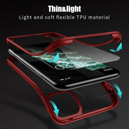 For iPhone 11 Pro Max Double-sided Plastic Glass Protective Case (Red) - iPhone 11 Pro Max Cases by buy2fix | Online Shopping UK | buy2fix