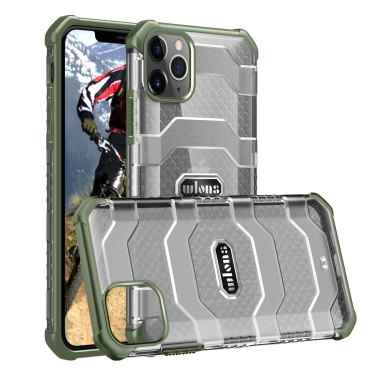 For iPhone 12 / 12 Pro wlons Explorer Series PC+TPU Protective Case(Green) - iPhone 12 / 12 Pro Cases by wlons | Online Shopping UK | buy2fix