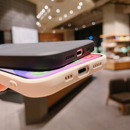 For iPhone 12 Liquid Silicone Full Coverage Shockproof Magsafe Case(Pink) by buy2fix