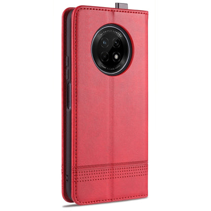 For Huawei Enjoy 20 Plus 5G AZNS Magnetic Calf Texture Horizontal Flip Leather Case with Card Slots & Holder & Wallet(Red) - Huawei Cases by AZNS | Online Shopping UK | buy2fix