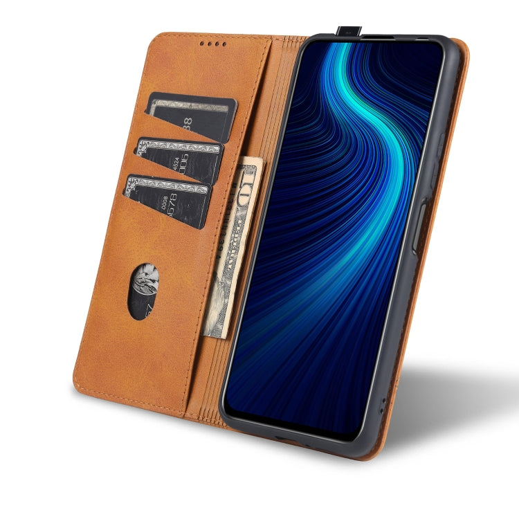 For Huawei Enjoy 20 Plus 5G AZNS Magnetic Calf Texture Horizontal Flip Leather Case with Card Slots & Holder & Wallet(Red) - Huawei Cases by AZNS | Online Shopping UK | buy2fix