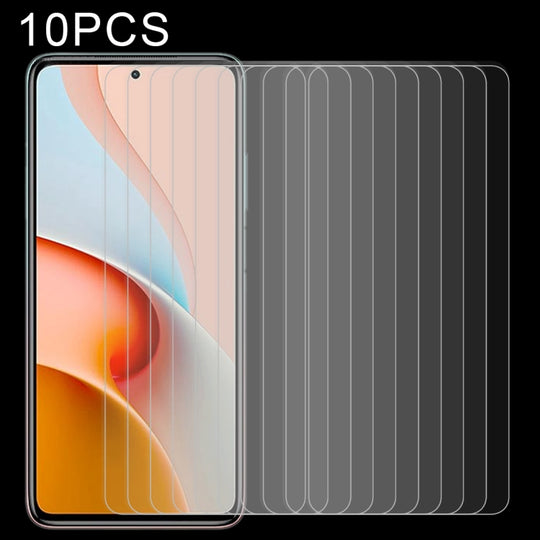 10 PCS For Xiaomi Redmi Note 9 Pro 5G 0.26mm 9H 2.5D Tempered Glass Film